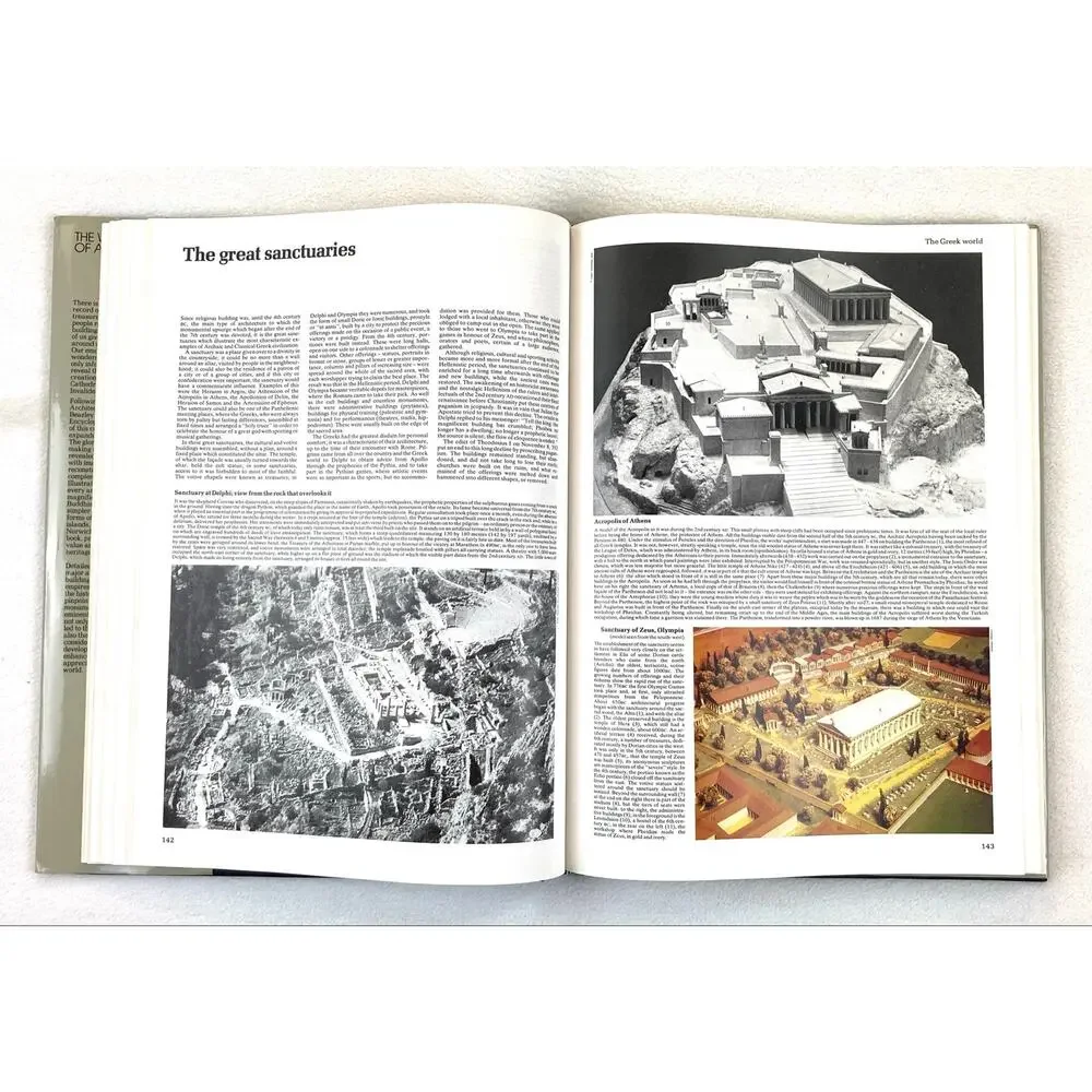 The World Atlas of Architecture Oversize Hardcover Book ISBN:0517668750 Vintage